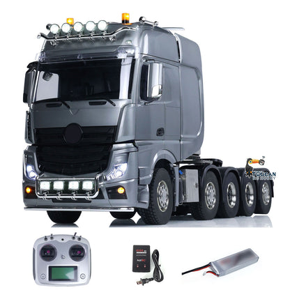 1/14 Ferngesteuerter Sattelschlepper 3363 LKW 10x10 Metallchassis Betriebsbereiter LKW Emuliertes Modell Lichter Geräusche 3-Gang-Getriebe