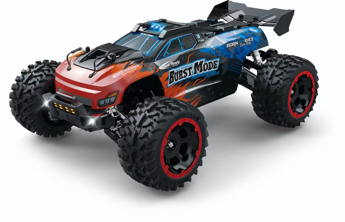 4*4 SCY 10101 1/10 Remote Control Off Road Vehicle High Speed RC Big Tire Truck PVC Body 550 Brushed Motor 60A ESC 6KG Servo RTR