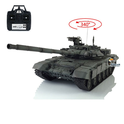 Henglong 2.4G 1/16 TK7.0 Plastic Russian T90 3938 RTR RC Tank with BB Unit Infrared Combat Sound Light System Smoke