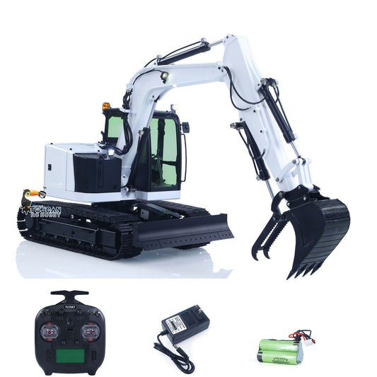 TOUCAN RC HOBBY Metal 1/14 C308 Radio Control Hydraulic Excavator 4Valve RC Digger Engineering Vehicle Flysky ST8 Radio Lights Battery Assembled