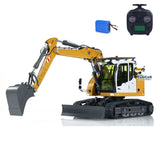 Fast  Free Shipping 1/14 RC Hydraulic Excavator 914 5-ways Valve Metal Remote Control Digger Model Emulated Engineering Vehicle