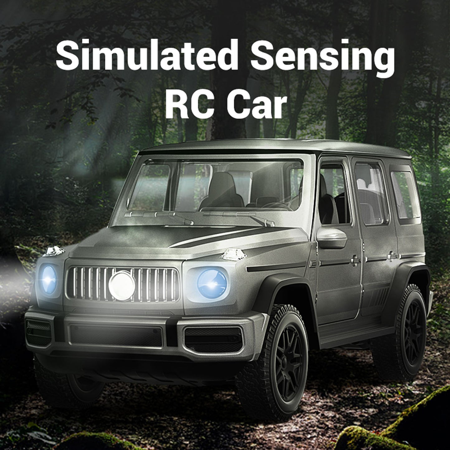 Sensor Activated Door Opening 1/16 JJRC Q179 4*4 Electric Radio Control Off Road Car Light Projection RC Model Vehicle Toys