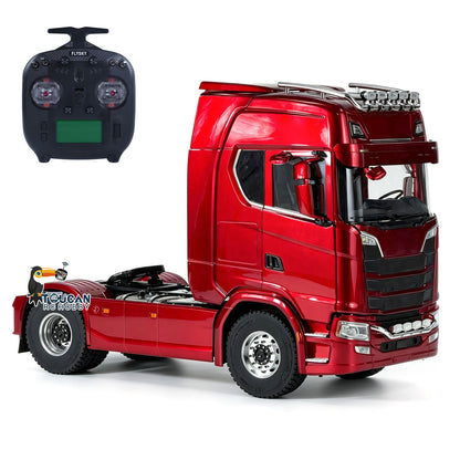 TOUCAN RC HOBBY MD 1/14 4x4 Metal Remote Control Tractor Truck 770S 2Speed Gearbox Differential Locks RC Lorry Car ST8 Radio Lights Sounds