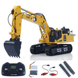 1/50 Radio Control Excavator PC520 Electric RC Digger Construction Vehicle Finished Model Toys Metal Tracks Lights Sounds Unit