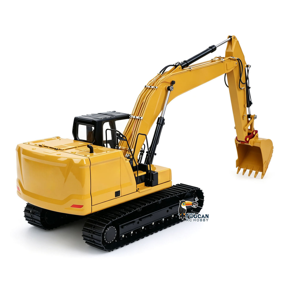 TOUCAN RC HOBBY 320 Metal 1/14 RC Digger Remote Control Hydraulic Excavator Engineering Vehicle Brushless Motor ESC for Model Enthusiasts