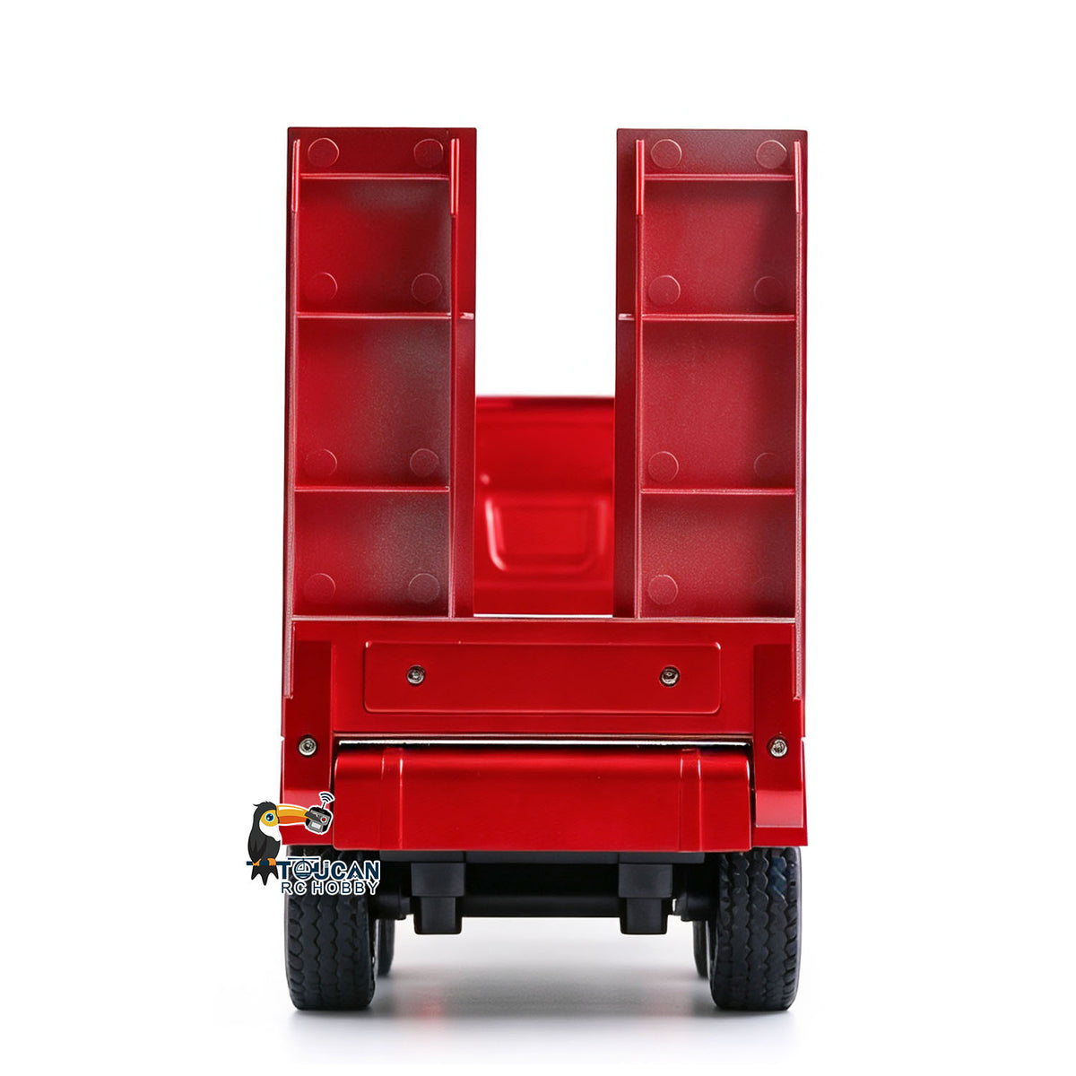 TOUCAN RC HOBBY HUINA RTR 1/24 Remote Control Tractor Truck 770S W/ Light Sound System Manual Support Legs Tail Board 3Axle Semi Flatbed Trailer