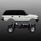 LDRC LD18401PRO 1/18 Remote Control Rock Crawler Car 4X4 RC Off Road Vehicle Model Brushless Motor Metal Drive Shafts Lights