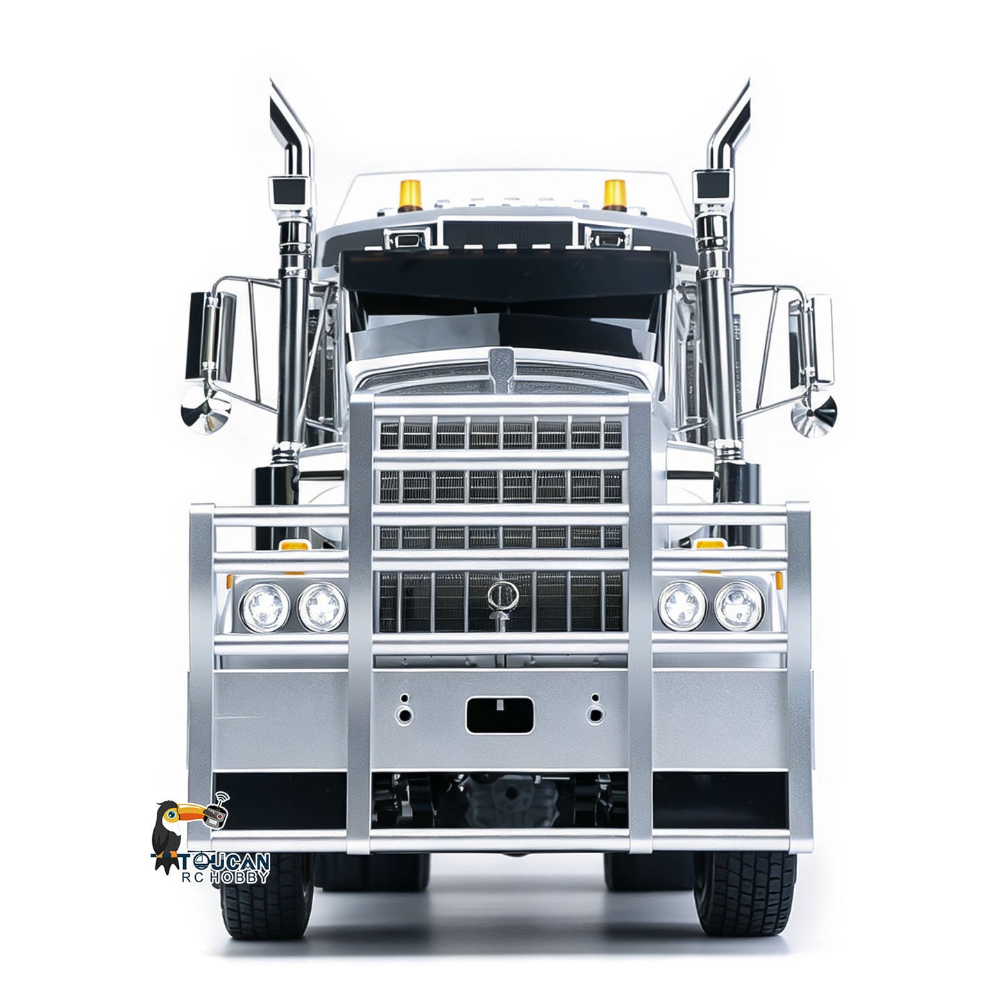 JDM 518K 6x4 1/14 Metal Remote Control Tractor Truck W509 2 Speed Gearbox RC Lorry Car Motor ESC Light Sound System RTR Model