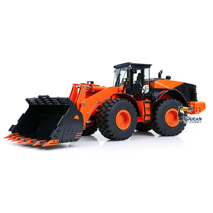 In Stock TOUCAN RC HOBBY 1/14 RC Hydraulic Loader JDM 198 Remote Control Construction Truck for ZW370 Model 2-Speed Transmission FlySky ST8 Radio CNC Machined Metal Parts