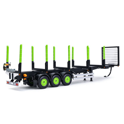 TOUCAN RC HOBBY 1/14 Finished Trailer for Logging Truck 1/14 Scale RC Tractor Model
