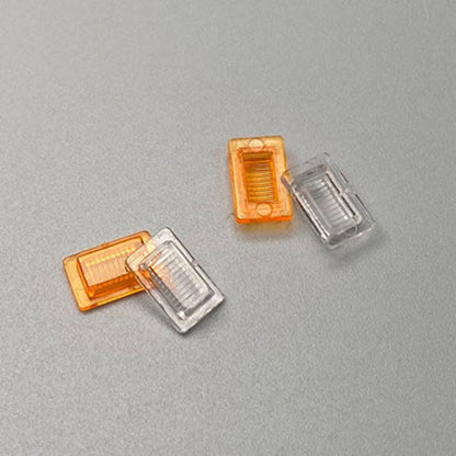 TOUCAN RC HOBBY 3V LED Plastic Side Skirt Light Warning Lamp for 1/14 DIY Remote Control Tractor Truck R470 R620 Model Car Toys Upgrade
