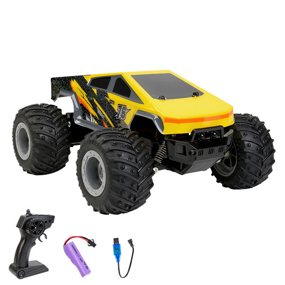 TOUCAN RC HOBBY 1/24 2.4GHz RC Pickup Truck 4*4 Wireless Control Off Road Vehicle Rock Crawler Car Q208 Ready to Run Transmitter LED Lights
