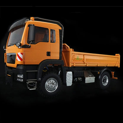 TOUCAN RC HOBBY LESU 1/14 Metal 4*4 Chassis TGS Hydraulic Dumper Truck Model Decorative Light Parts Opitonal Versions Battery Charger