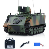 TD 1/16 RC Tank M2412-B M113A1 ACAV 360 Turret Rotation Infrared Metal Wheels Gearbox Smoke Unit Radio Control Military Model