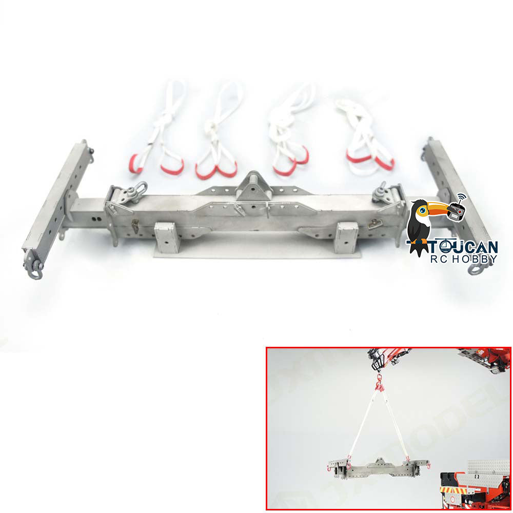 Teleskopspreizer aus Metall, Teleskopspreizer für Kran F1650 1/14 RC Hydraulik-LKW, Funkfernsteuerungsauto, DIY-Modell, unlackiert