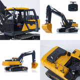 1/14 FROG-E400 Ready to Operate Metal RC Excavator w/Triple Pump Hydraulic System Frsky X14 Radio No Charger