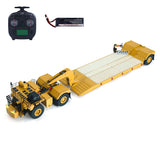 Pre-Order Metal 1/20 RC Heavy Duty Hydraulic Mining Trailer C739D PRO Gooseneck Car Remote Control Construction Machine RTR Battery