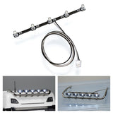 LED-Lampe 3 V-7 V Kunststoff-Dachscheinwerferplatine für 1/14 ferngesteuerten Sattelzugmaschinen-DIY TAMIYA 770S 56368 56371 Modellfahrzeug