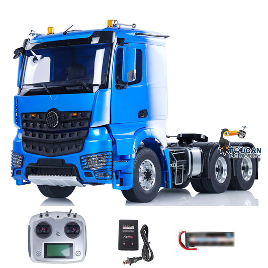 1/14 RC Sattelzugmaschine TOUCAN 6x6 Metallchassis Funkgesteuertes Automodell 2-Gang-Getriebe Licht-Soundsystem