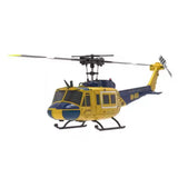 1/48 RC Simulation Helicopter Model C032 UH-1 Remote Control Stunt Aircraft One Click 3D Flip Optical Flow Positioning Gift Toy