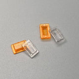 3V LED Kunststoff Seitenschweller Licht Warnleuchte für 1/14 DIY TAMIYA Fernbedienung Traktor Lkw R470 R620 Modell Auto Spielzeug Upgrade