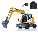 Pre-order 1/14 Remote Control Hydraulic Wheeled Excavator 7-ways Valve RC Digger 2WD/4WD Engineering Vehicle RTR Axle Lock PL18EV Lite