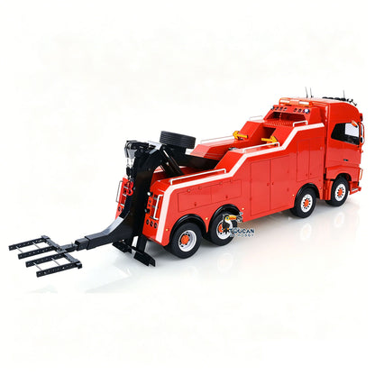 TOUCAN 8X4 Metal 1/14 RC Road Rescue Truck FH16 RTR 2Speed Gearbox Flysky PL18EV Lite Radio Battery Smoke Light Sound System