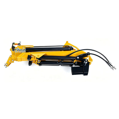 In Stock TOUCAN RC HOBBY 3363 Metal 1/14 2.4GHz Remote Control Tractor Truck Hydraulic Crane Fly Jib Arm 4151 AK 6*6 RC Agriculture Lorry Paladin PL18EV