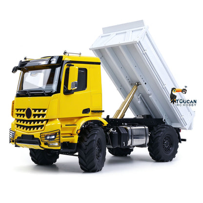 TOUCAN RC HOBBY MD 3363 1/14 4x4 Metal RC Dumper Remote Control Hydraulic Tipper 2Speed Gearbox Differential Locks ST8 Remote Controller for Adults