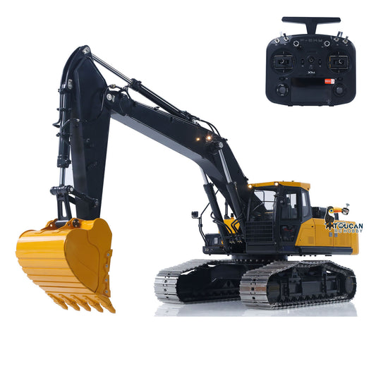 FROG-E400 1/14 Metal Hydraulic Excavator 3-Pump System 4CH Valve 25KG Frsky X14 No Battery