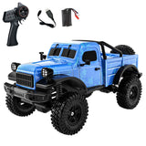 1/18 RC Off Road Vehicle C8813 4*4 2.4GHz Remote Control Simulation Pickup Truck Climbing Car RTR Brushed Motor Waterproof ESC