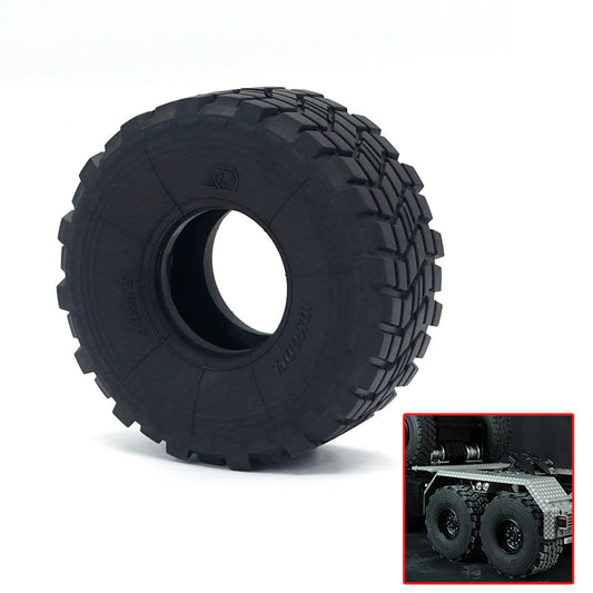 JDM XS45 Metal Tyre/Rear Double Wheel Hub for 1/14 Scale RC Tractor Truck Construction Transport Vehicle DIY Model Builders