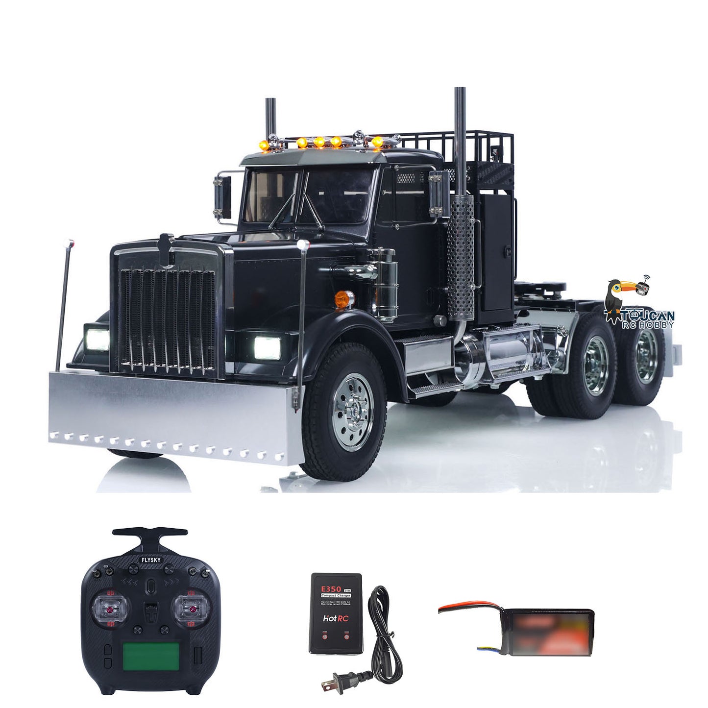 Pre-order 56336 6x4 1/14 RC Tractor Truck RTR Remote Control Lorry Car Model Light Sound Smoke Unit Flysky ST8 Radio