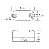 LED Plastic Marker Light 3V-3.2V 3-3.2V Head Clearance Lamp for DIY TAMIYA 1/14 Remote Control Tractor Truck Model Tipper Trailer Car