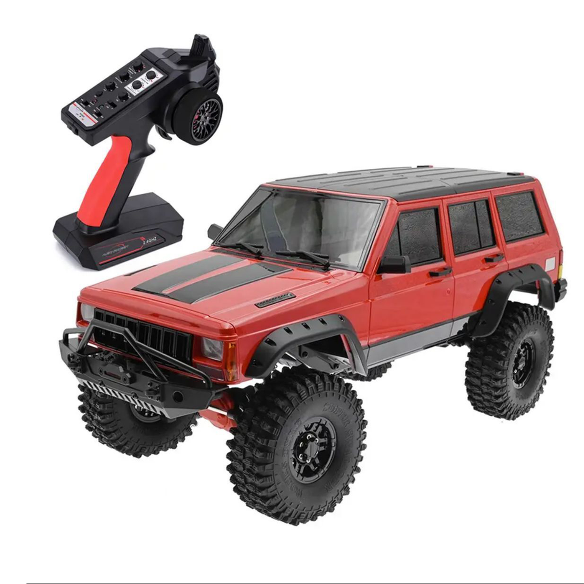 1/10 RC Off-road Crawler 4WD Lkw Differential Sperre Lichter Radio Mit high-drehmoment 555 motor drei differential schlösser