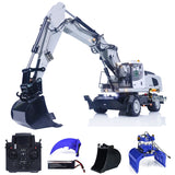 MTM 946-3 Metal 1/14 RC Hydraulic Excavator Remote Control Digger 8-ways Reserving Valves for Model Enthusiasts