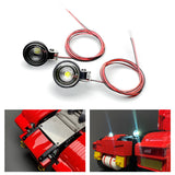 2.2V-3V Spotlight Plastic LED Lamp for 1/10 Crawler Off Road Vehicles DIY TAMIYA 1/14 RC Tractor Truck Model Engineering Vehicle