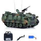 TD 1/16 RC Tank M2412-C M113A2 APC Infrared Turret Rotary 360 Degree Remote Control Electric Military Vehicle Metal Wheels