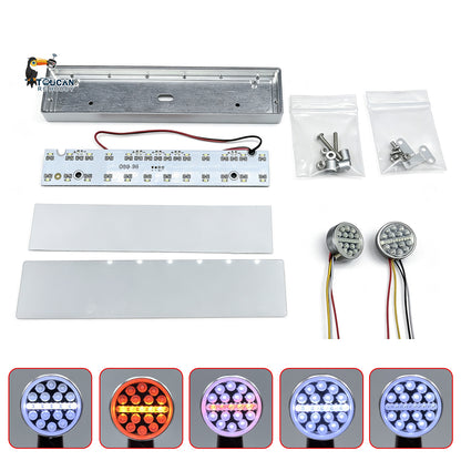 TOUCAN RC HOBBY Degree Squarelightbox LED Light for 1/14 TAMIYA Remote Control Tractor Truck 770S 56375 56360 RC Hydraulic Dumper DIY Lorry Car