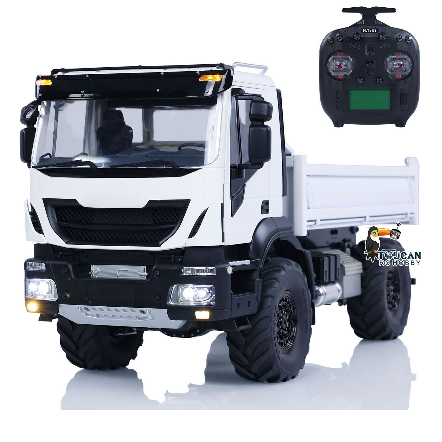 Metall 4x4 1/14 RC Hydraulischer Dumper Elektro-LKW Ferngesteuerter Kipper Dumper Auto Hobbymodelle DIY PNP Sonderversion