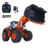 1/14 JDM 198 RC Hydraulic Loader RTR ZW370 Construction Vehicles Painted Model W/ Sound & Light Systems ESC Motor Servo Battery