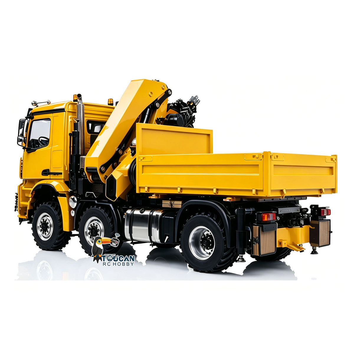 In Stock TOUCAN RC HOBBY 3363 Metal 1/14 2.4GHz Remote Control Tractor Truck Hydraulic Crane Fly Jib Arm 4151 AK 6*6 RC Agriculture Lorry Paladin PL18EV