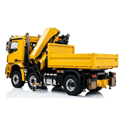 In Stock TOUCAN RC HOBBY 3363 Metal 1/14 2.4GHz Remote Control Tractor Truck Hydraulic Crane Fly Jib Arm 4151 AK 6*6 RC Agriculture Lorry Paladin PL18EV
