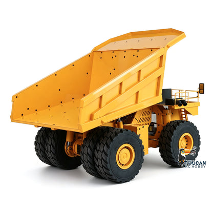 TOUCAN RC HOBBY 1/14 RC Metal Hydraulic Mining Dumper Truck RTR Car Model I6S Radio Control ESC Servo Motor Without Lights System Battery