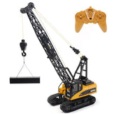 HUINA 1/14  572 15CH RC Construction Crane Truck Tower Remote Control Excavator Model Car Toy