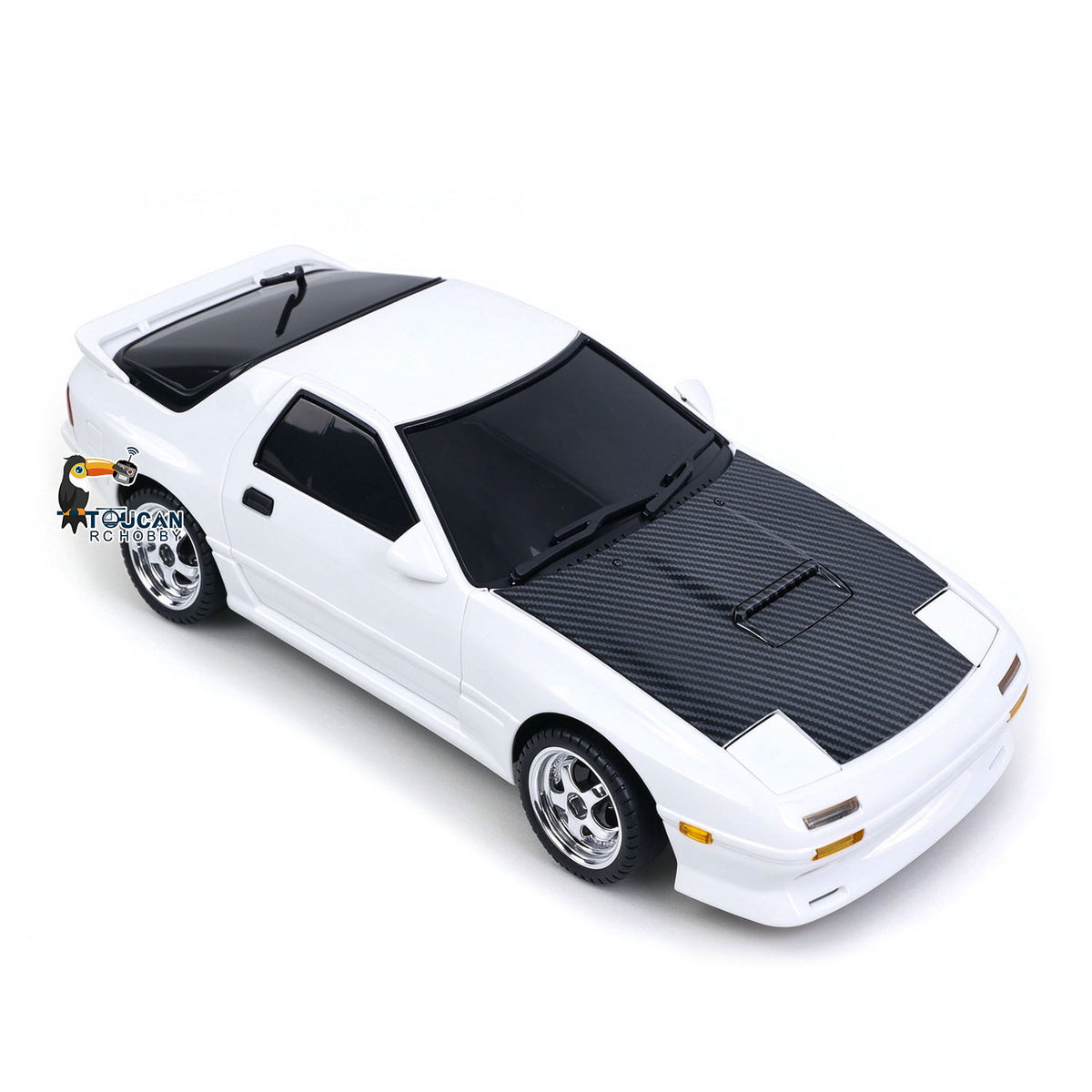 TOUCAN RC HOBBY LDRC 1/18 RX7 RC Racing Car RWD Gyroscope Wireless Control Drift Vehicles LD1802 Premium Mini Drift Design All-Nylon Chassis RC Model