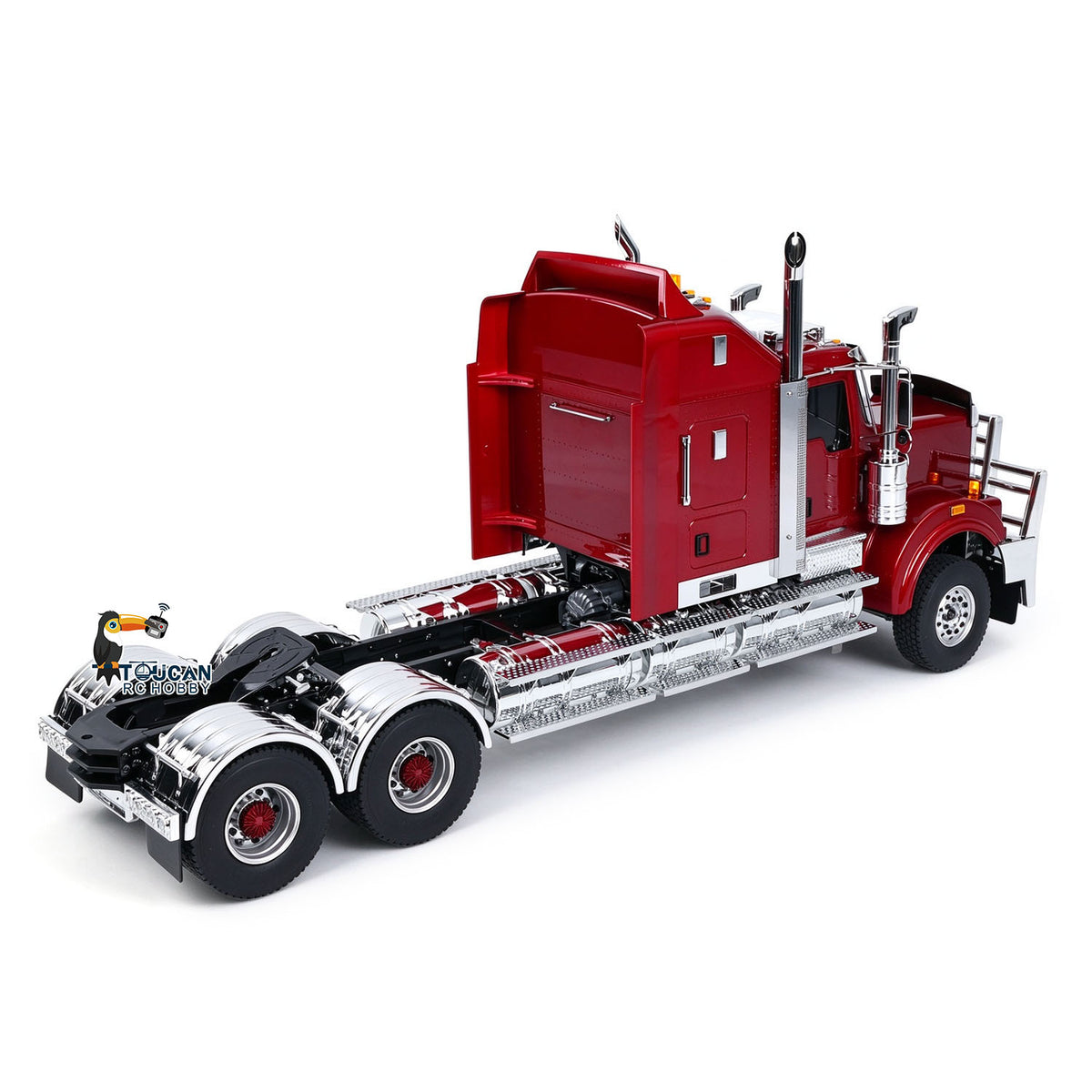 TOUCAN RC HOBBY JDM 518 1/14 RC Tractor Truck 6X4 C509 Plastic Body Remote Control Vehicle Model with 2 Speed Transmission Lighting System PNP