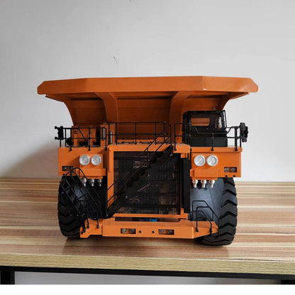 LZGH-C793D-2 1/20 Metal Hydraulic RC Dump Mining Truck Big S Tread Tire RTR w/Battery Charger Radio Light Warning