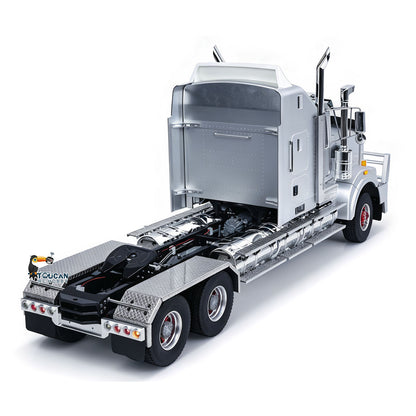JDM 518K 6x4 1/14 Metal Remote Control Tractor Truck W509 2 Speed Gearbox RC Lorry Car Motor ESC Light Sound System RTR Model