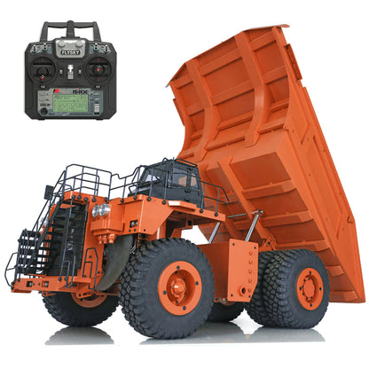 LZGH-C793D 1/20 Scale Heavy Duty Metal Hydraulic Tipper Mining Truck Complete Set Without Battery or Charger